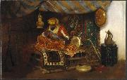 William Merrit Chase Moorish Warrior Spain oil painting artist